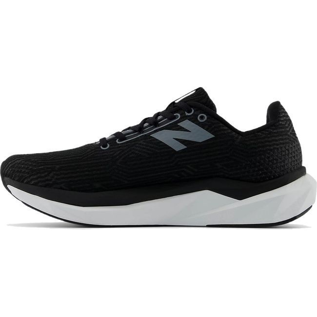 New Balance Men's FuelCell Propel V5 Running Shoe Black/White/Steel MFCPRLB5