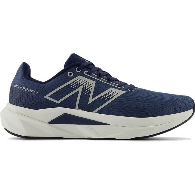 New Balance Men's FuelCell Propel V5 Running Shoe NB NAVY/LIGHT ARTIC GREY/WHITE MFCPRLN5