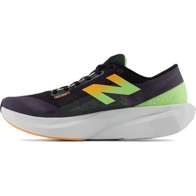 New Balance Men's FuelCell Rebel V4 Running Shoe BLACK/GRAPHITE/WHITE PEACH MFCXCB4