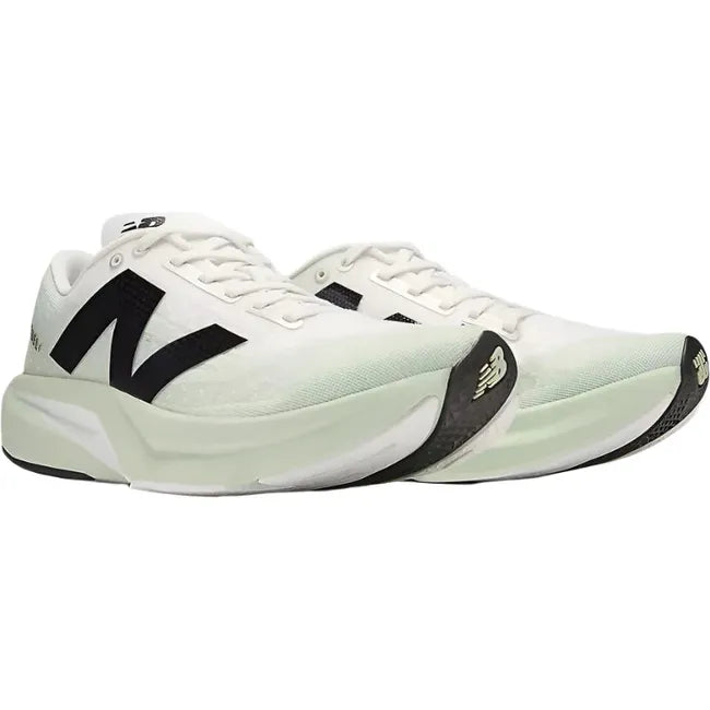 Pair of New Balance Men's FuelCell Rebel V4 Running Shoes in clay ash green