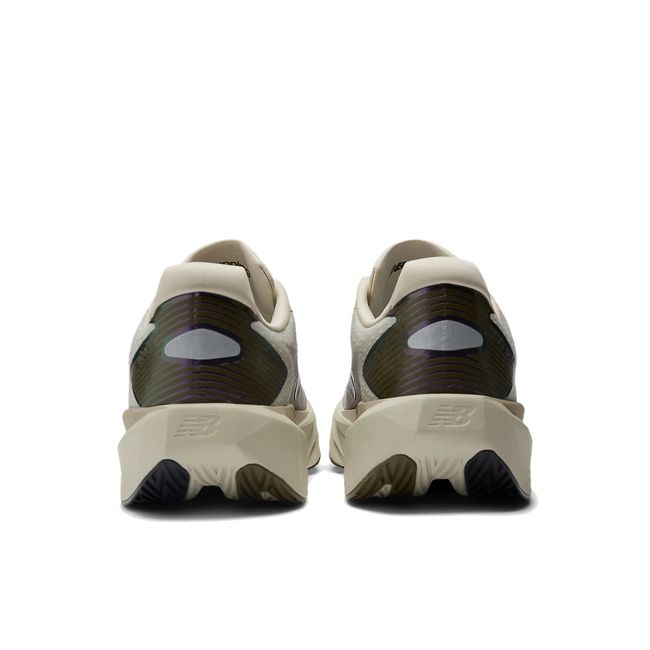 Heels f New Balance Men's FuelCell Rebel V5 Running Shoes in Shipyard Beige