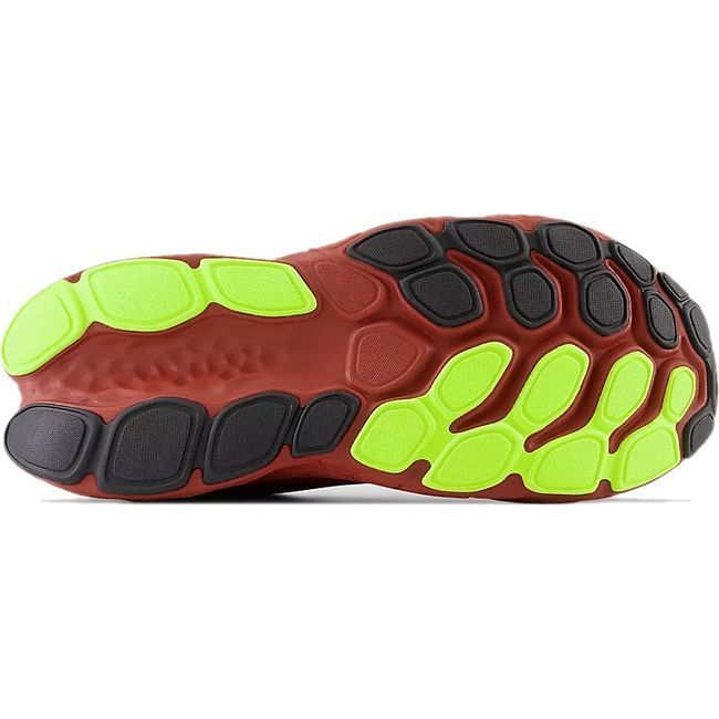 New Balance Men&#39;s Fresh Foam X More V4 Running Shoe HARBOR GREY/BRICK RED MMORCY4