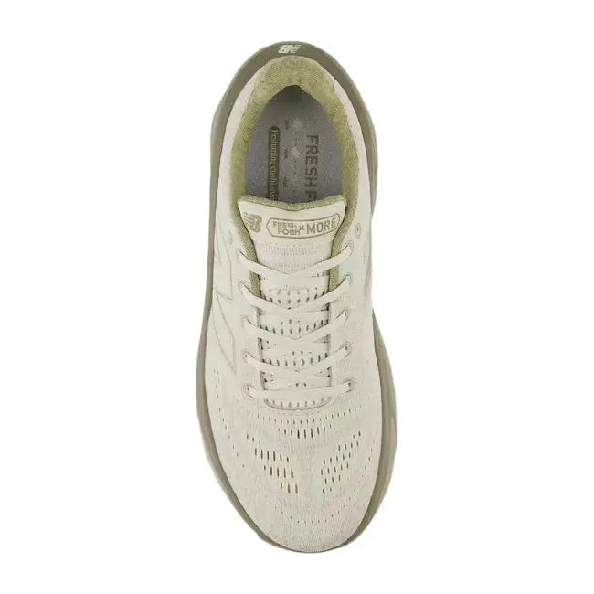 New Balance Men's Fresh Foam X More V5 Running Shoe Linen/Dark Stoneware/Mushroom MMORHL5