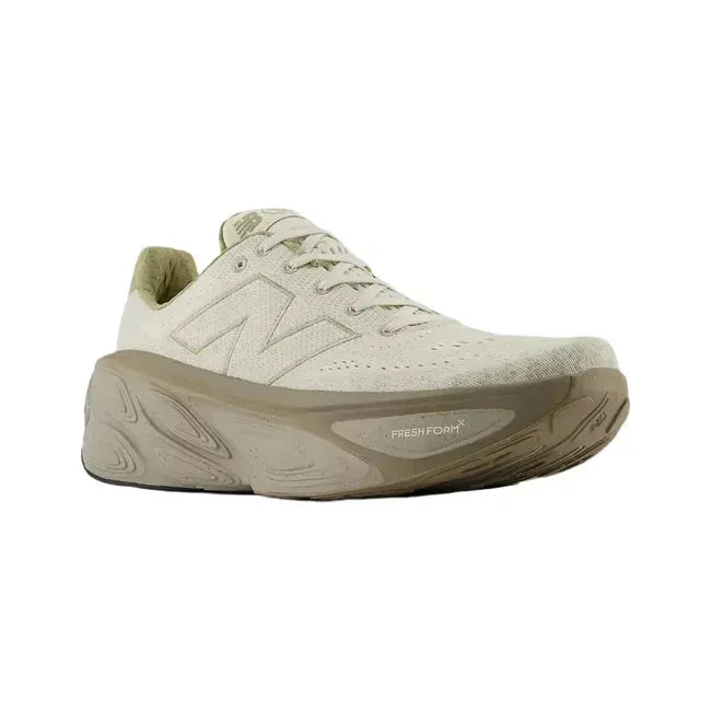 New Balance Men's Fresh Foam X More V5 Running Shoe Linen/Dark Stoneware/Mushroom MMORHL5