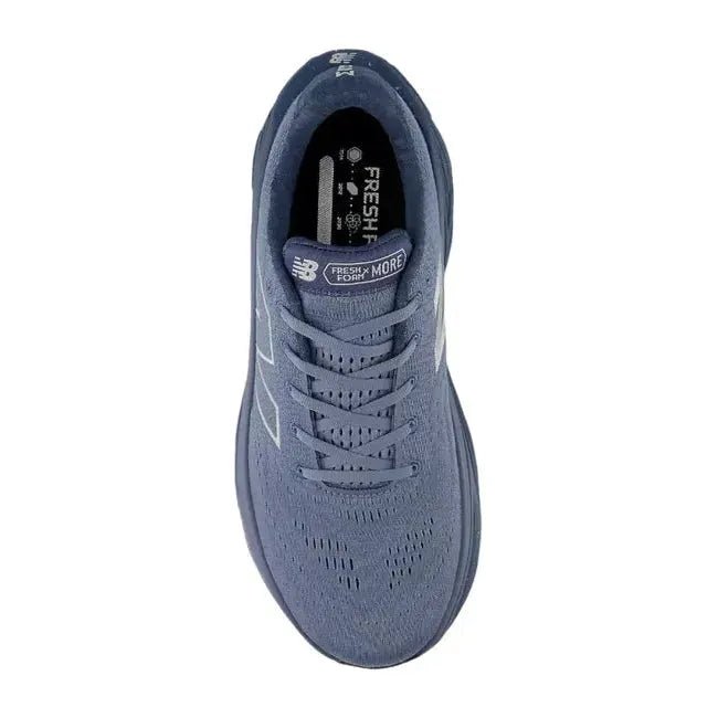 New Balance Men's Fresh Foam X More V5 Running Shoe Arctic Grey/Vintage Indigo/Silver Metalic MMORHS5