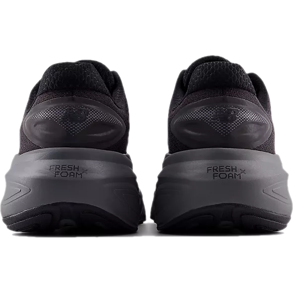 Heels of New Balance Men's Fresh Foam X More V6 Running Shoe in Black