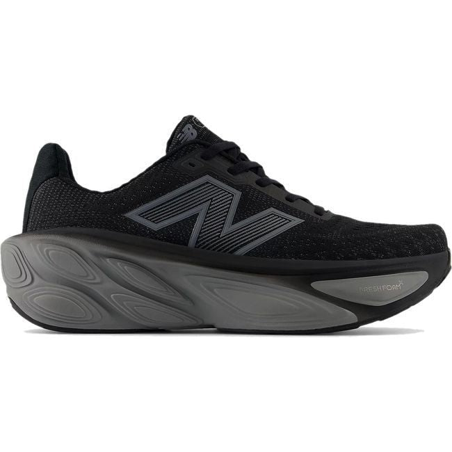 New Balance Fresh Foam X More V5 Running Shoe BLACK/LINEN/SILVER METALLIC MMORLK5