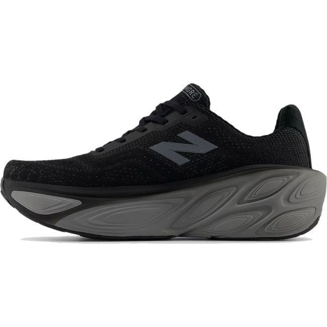 New Balance Fresh Foam X More V5 Running Shoe BLACK/LINEN/SILVER METALLIC MMORLK5