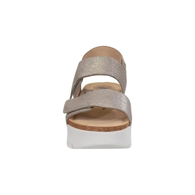 Off The Beaten Track Women's Montaine Wedge Sandal Silver