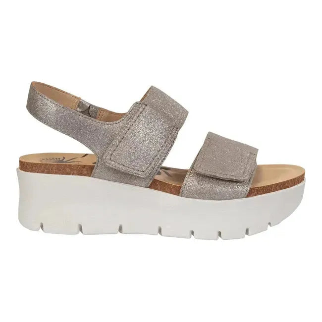 Off The Beaten Track Women's Montaine Wedge Sandal Silver
