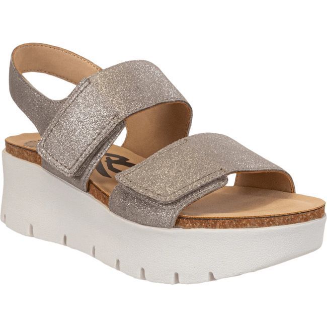 Off The Beaten Track Women's Montaine Wedge Sandal Silver