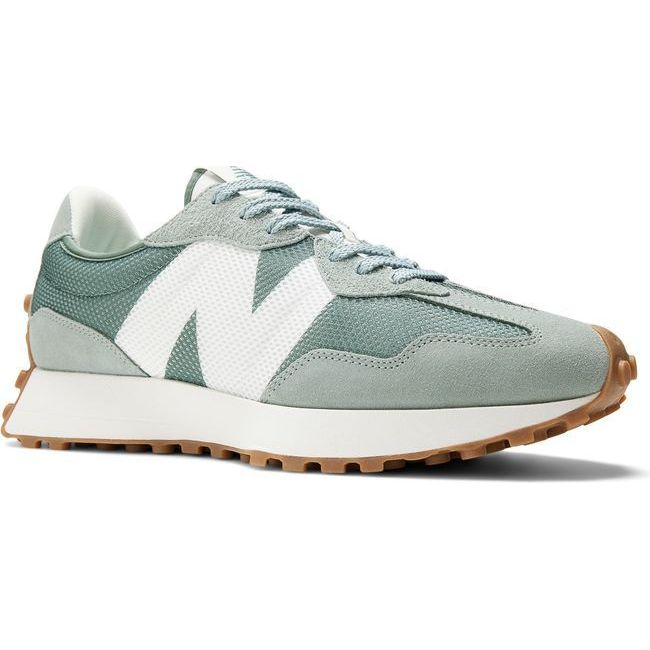 New Balance Men's 327 Lifestyle Shoe Grey/Juniper Green MS327MS