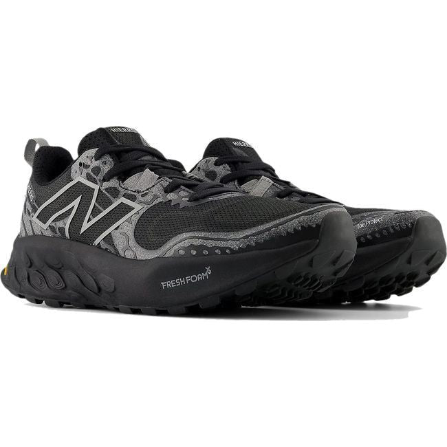 New Balance Men&#39;s Fresh Foam X Hierro V8 Trail Running Shoe Black/Shadow Grey MTHIERK8