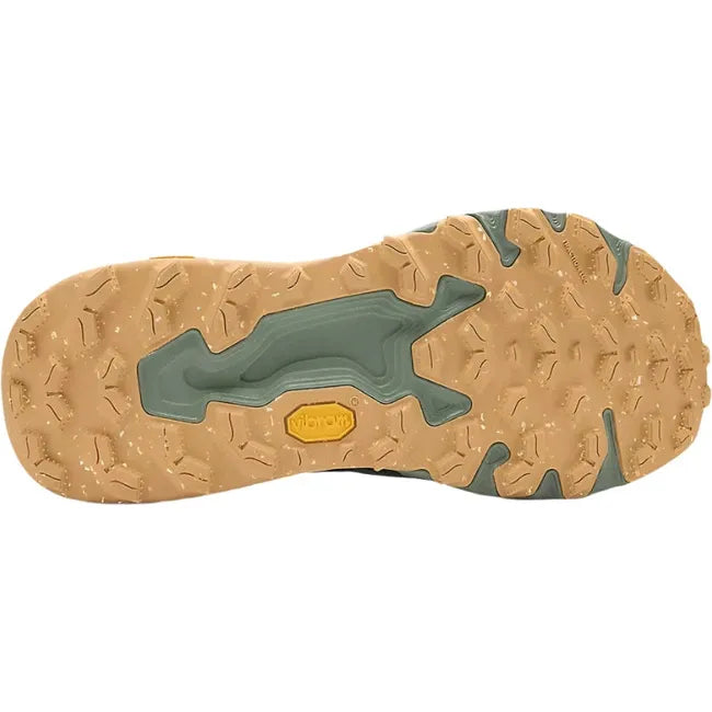 Vibram sole of New Balance Men's Fresh Foam X Hierro V9 Trail Running Shoe in juniper green