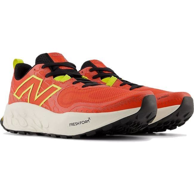 New Balance Men's Fresh Foam X Hierro V8 Trail Running Shoe  NEO FLAME/TEA TREE/ANGORA MTHIERR8