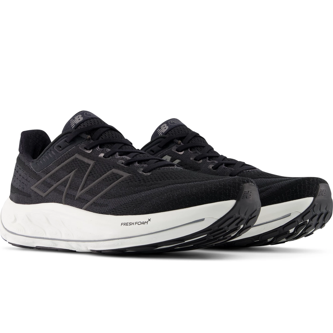 Pair of New Balance Men's Fresh Foam X Vongo v6 Running Shoes in Black/White