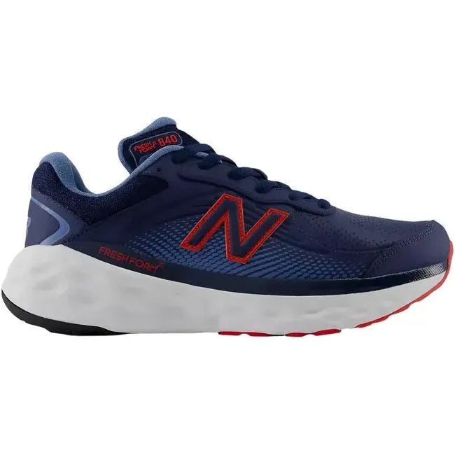 New Balance Men's Fresh Foam X 840 V1 Walking Shoe NB Navy/True Red/Heron Blue MW840FC1