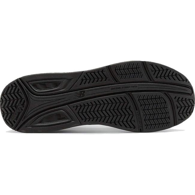 Sole of New Balance 928 Women's Stability Walking Shoe with Rollbar in Black leather.