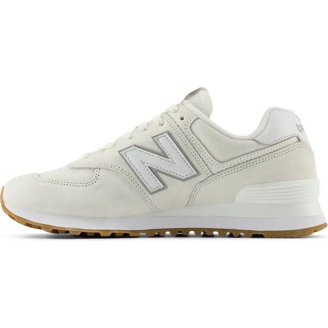New Balance Unisex 574 Lifestyle Shoe White/White U574RAD