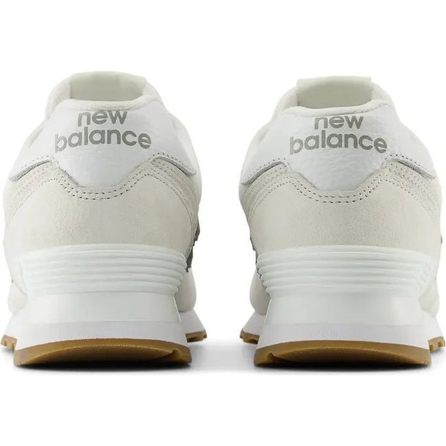 New Balance Unisex 574 Lifestyle Shoe White/White U574RAD