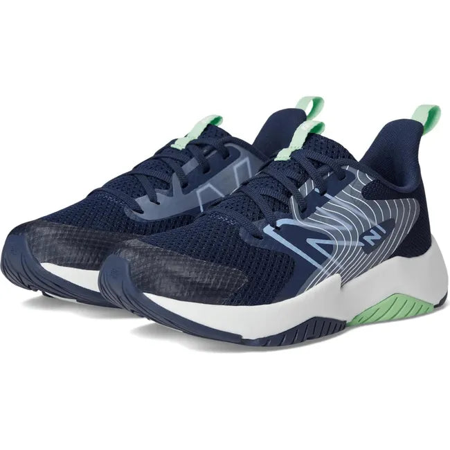 Pair of New Balance Big Kids' Rave Run V2 Running Shoes in NB Navy
