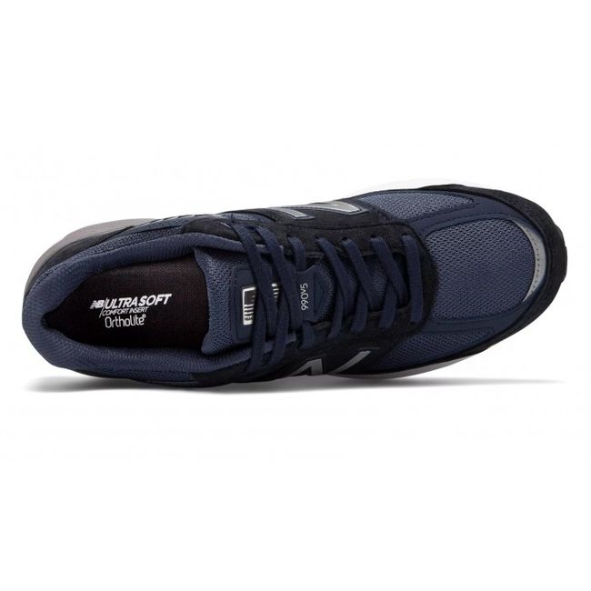 Upper of New Balance Men's 990 V5 Running Shoe in navy