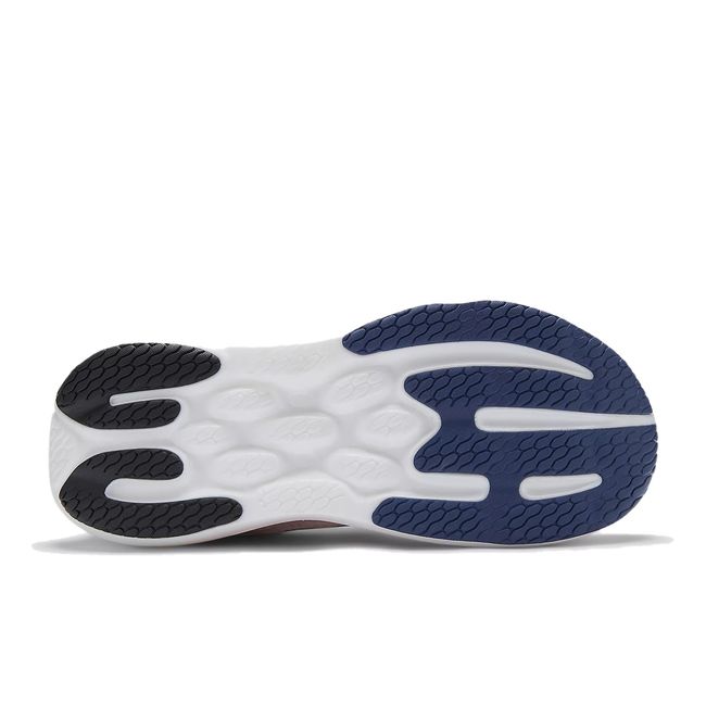 Women’s New Balance 1080 V15 running shoe outsole with blue traction zones