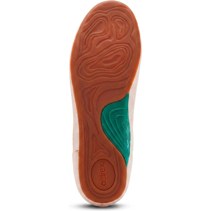 Aetrex Tess Sneaker Hot Pink - sole view