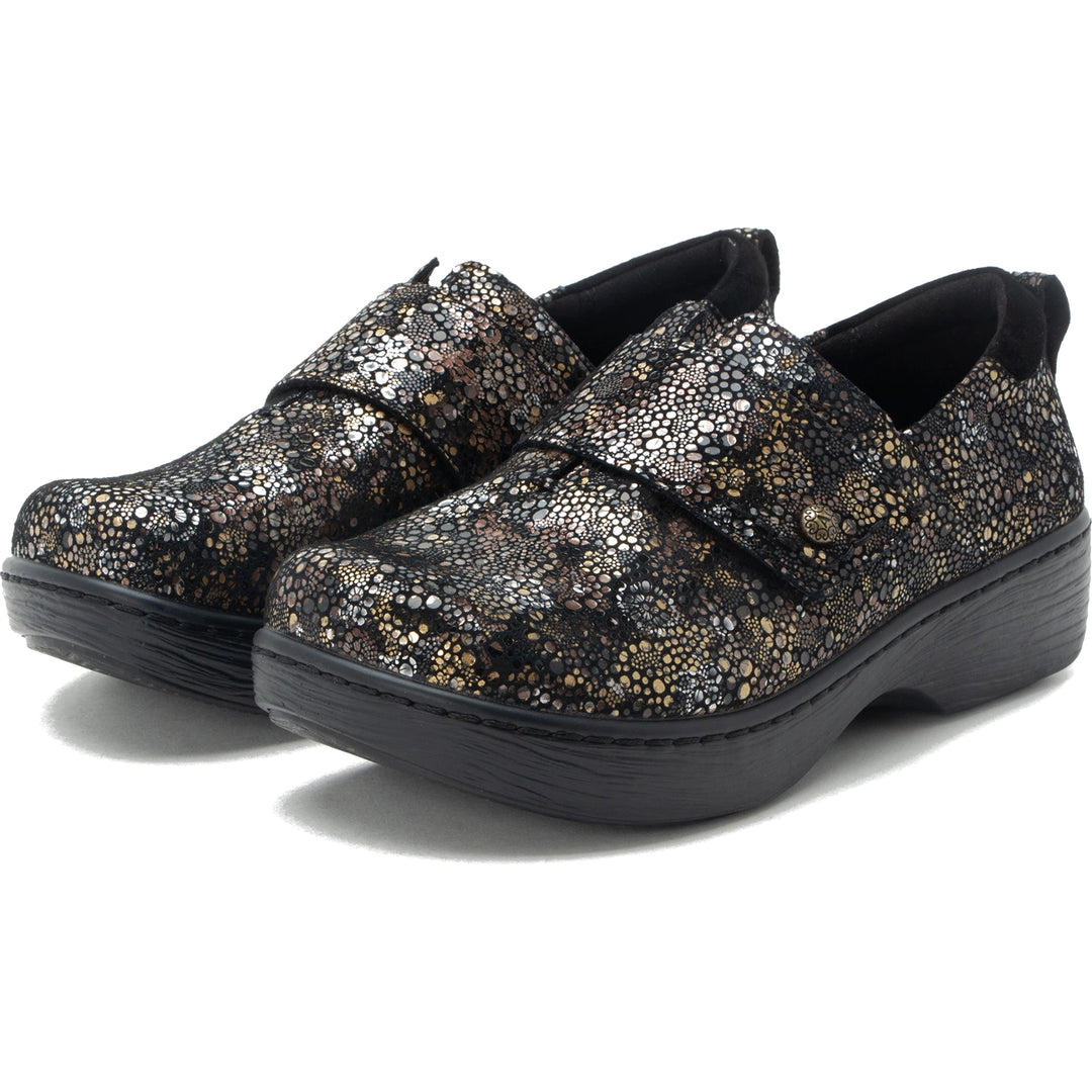 Alegria Women's Oasys Shoe in Twilight Bloom, front view