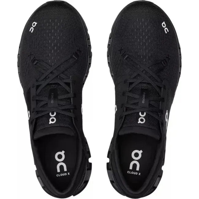 On Running Women's Cloud X 4 Cross Training Shoe Black/Eclipse 3ME30040106