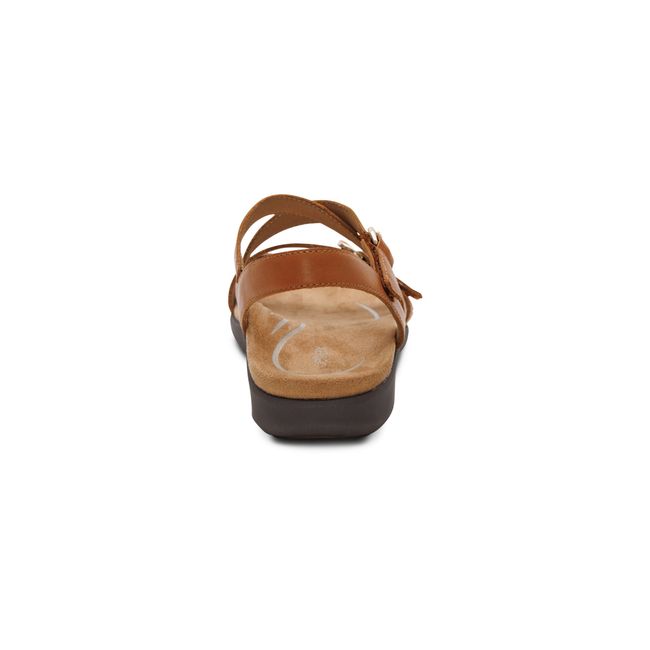 Rear heel view of Aetrex Women&