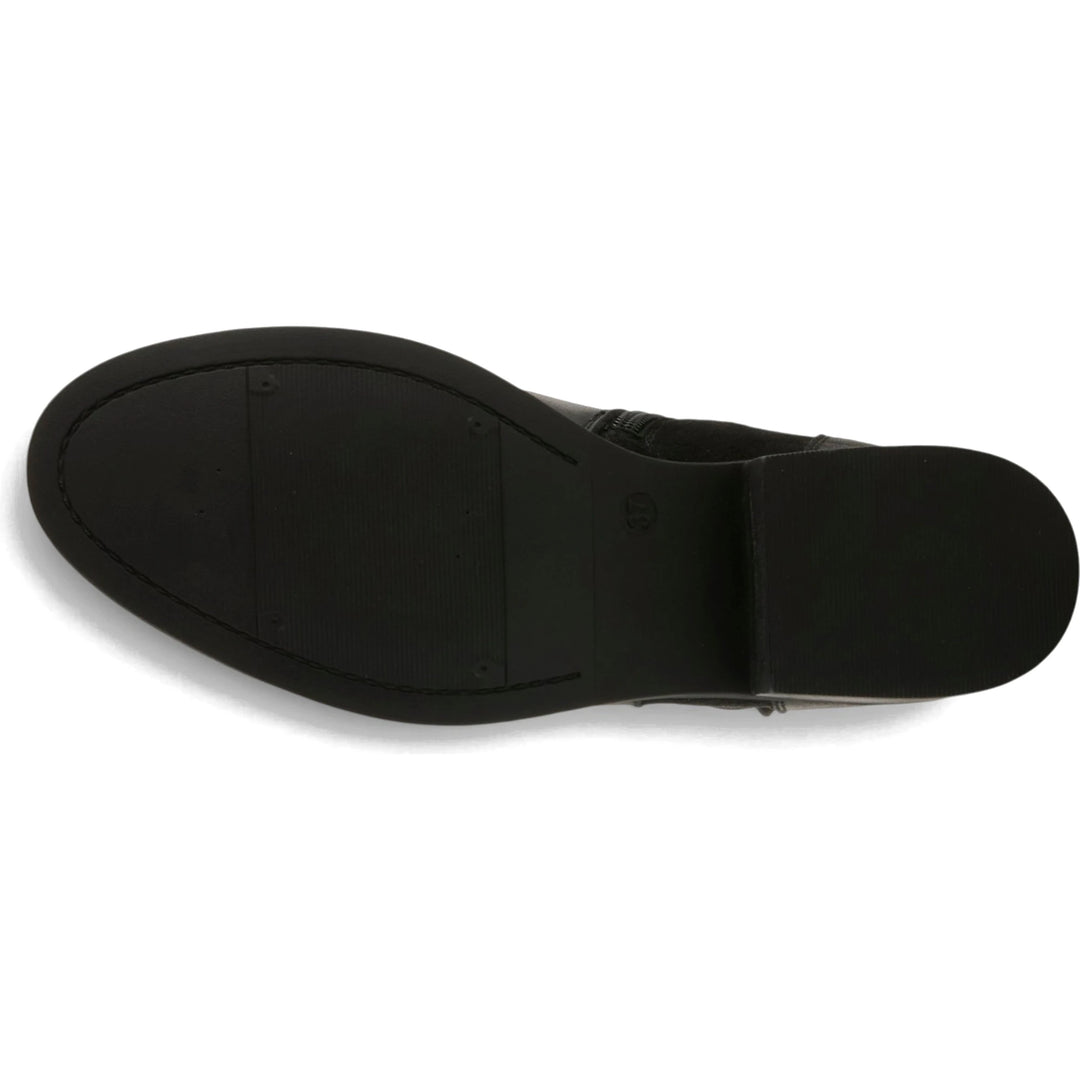 Sole of black leather and suede Spring Step Women&