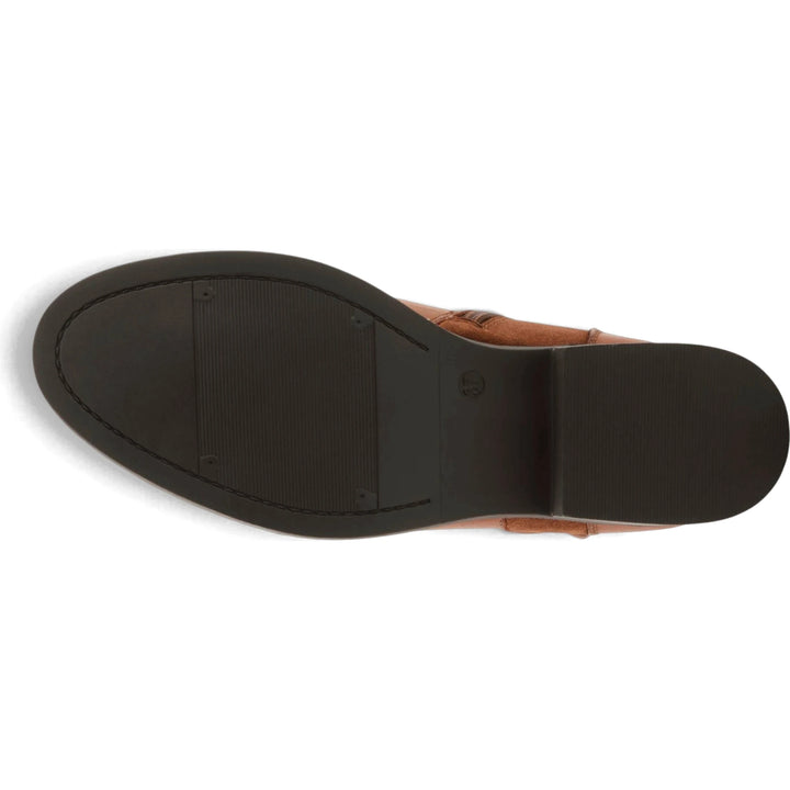 Sole of cognac leather and suede Spring Step Women&