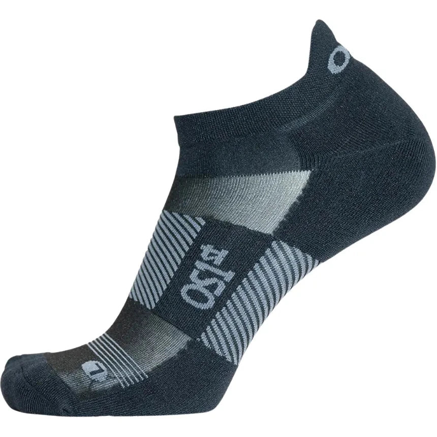 Side of OS1st Unisex TA4 Thin Air No Show Sock in Black