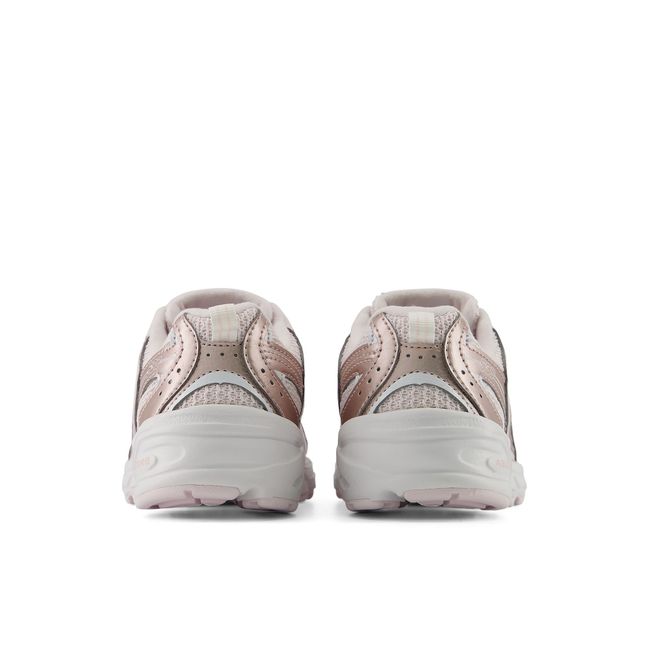 Rear heel view of New Balance Kids&