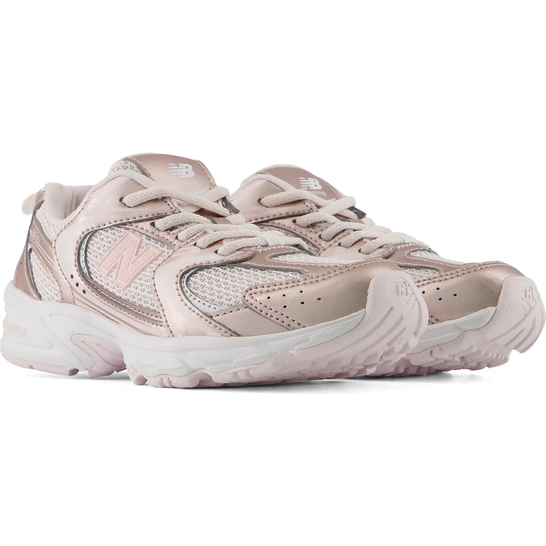 Pair of New Balance Kids' 530 sneakers in Shell Pink/Pink Salt