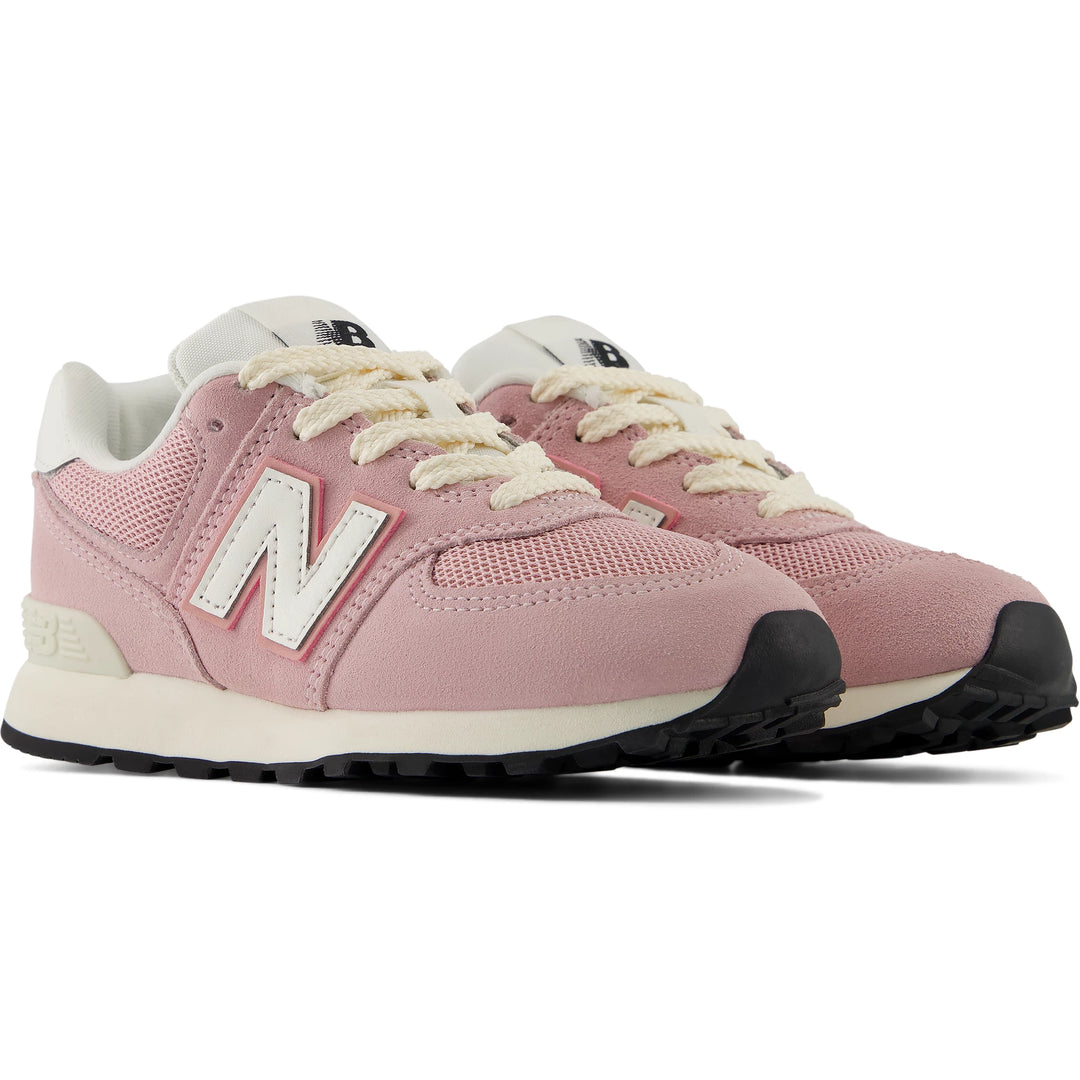 Pair of New Balance Kids' 574 sneakers in Pink