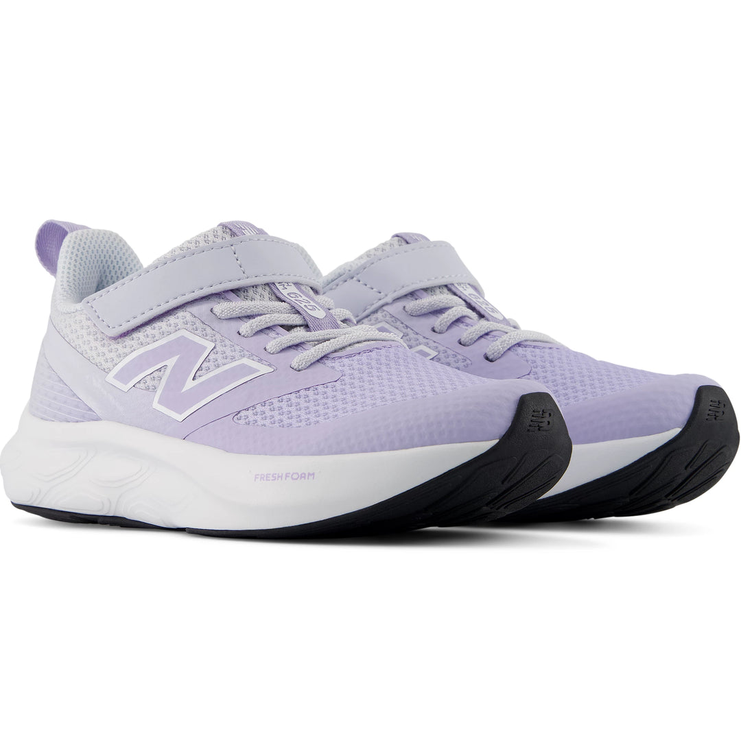 Pair of New Balance Kids' Fresh Foam 625 running shoes in Smoked Violet/Fresh Air