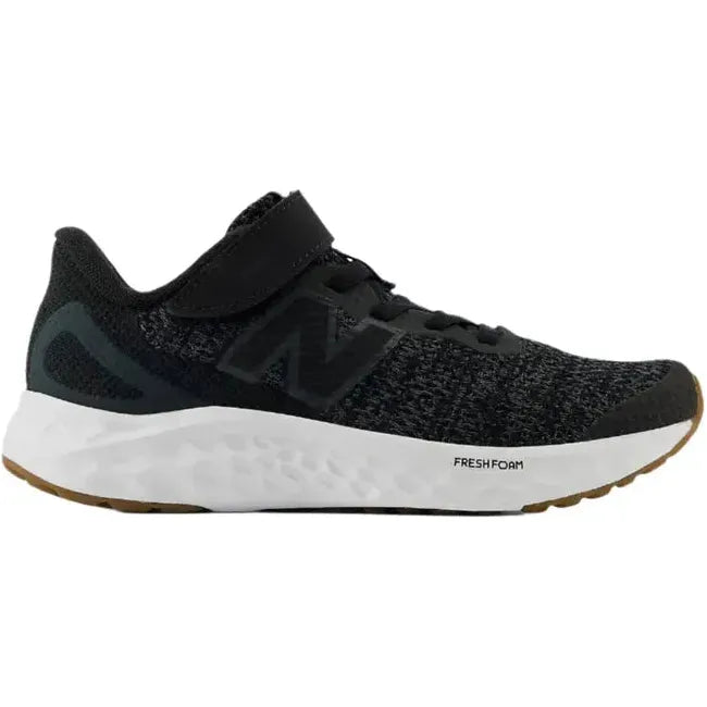 New Balance Kids' Fresh Foam Arishi V4 Running Shoe Black/Phantom PAARIAB4
