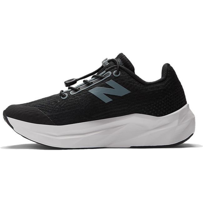 New Balance Kids' Bungee FuelCell Propel V5 Running Shoe BLACK/STEEL/SILVER METALLIC PAFCPRB5