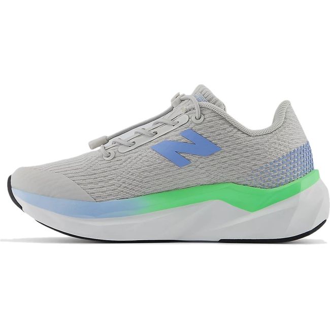 Medial side of New Balance Little Kids' FuelCell Propel V5 Running Shoe in Grey Matter