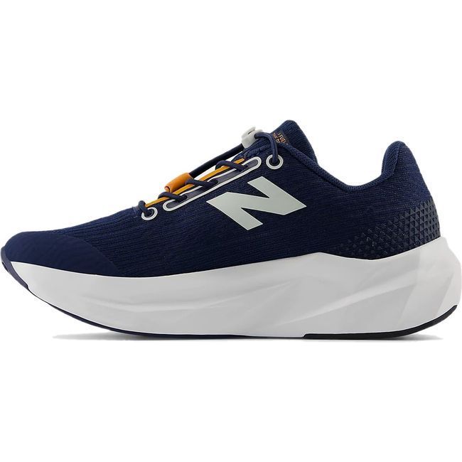 New Balance Kids' Bungee FuelCell Proprel V5 Running Shoe NB NAVY/SUN GLOW/GREY MATTER PAFCPRK5