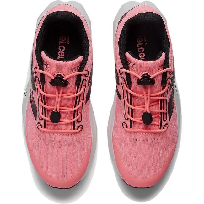 New Balance Kids' Bungee FuelCell Propel V5 Running Shoe Ultra Pink/Black PAFCPRP5