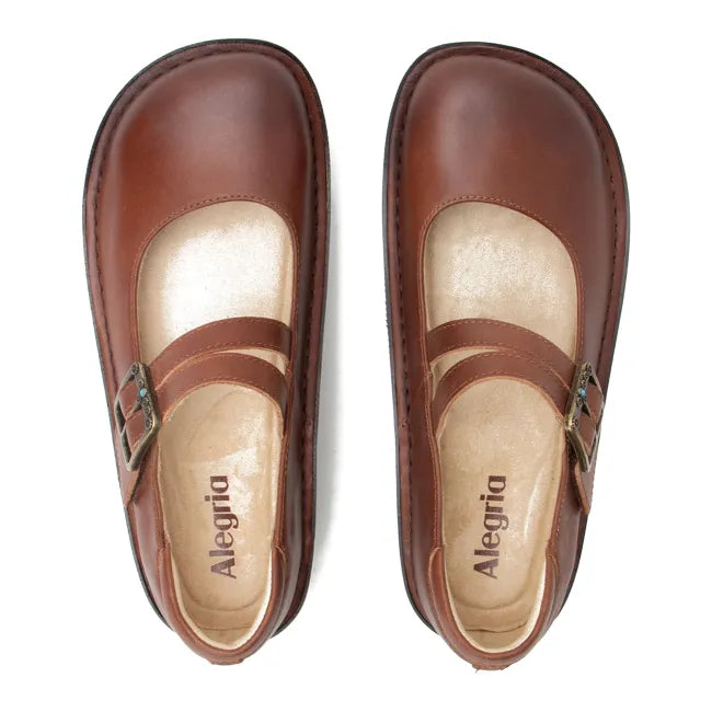 Alegria Paloma Mary Jane Chestnut - Top View