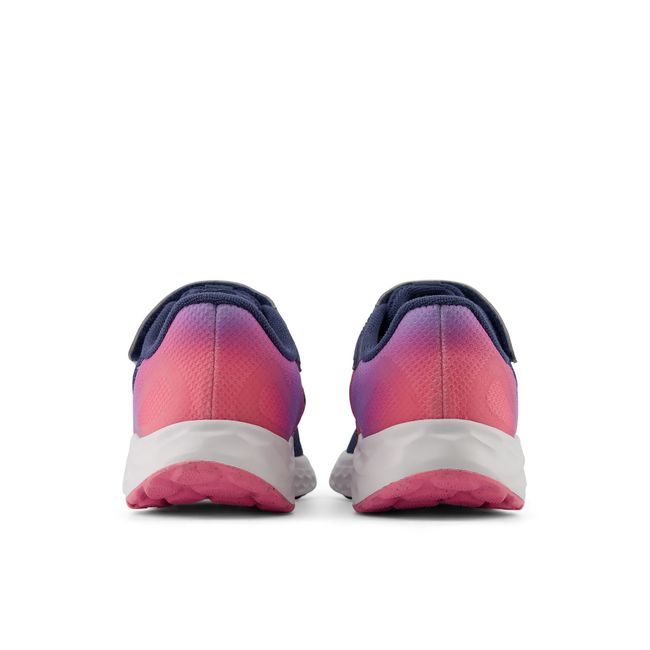 Rear heel view of New Balance Kids&