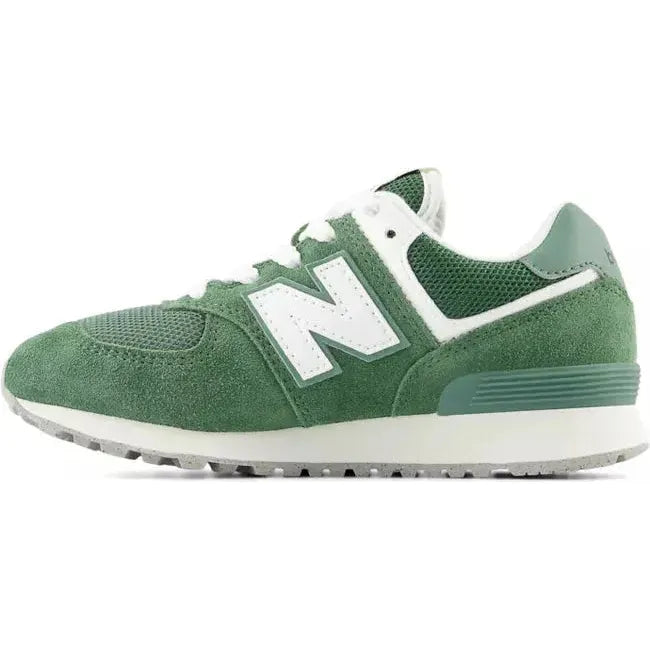 New Balance Kids' 574 Lifestyle Shoe Green PC574FGG