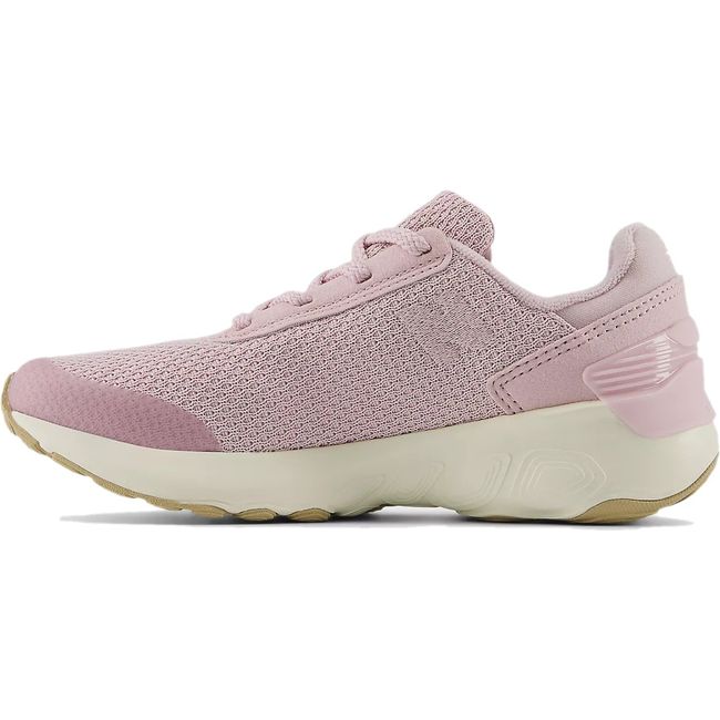 Medial side of New Balance Little Kids&#39; Fresh Foam 1440 V1 Running Shoe in Twilight Haze Pink