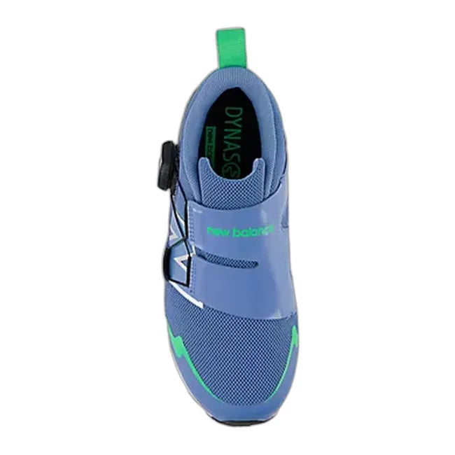 Upper of New Balance Kids' DynaSoft Reveal V4 BOA Running Shoe in Blue Lagoon