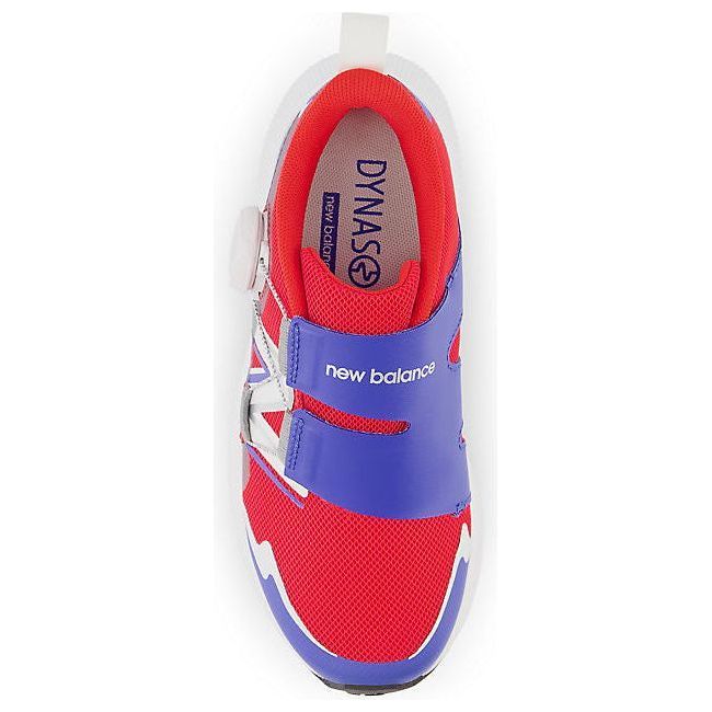 New Balance Kids' DynaSoft Reveal V4 BOA Running Shoe RED/MARINE BLUE PTRVLRM4