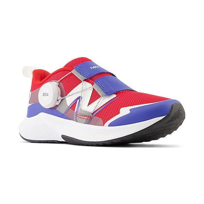 New Balance Kids' DynaSoft Reveal V4 BOA Running Shoe RED/MARINE BLUE PTRVLRM4